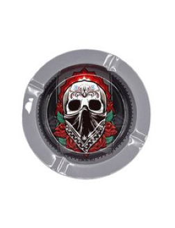 Skull with Bandana Saash Tray